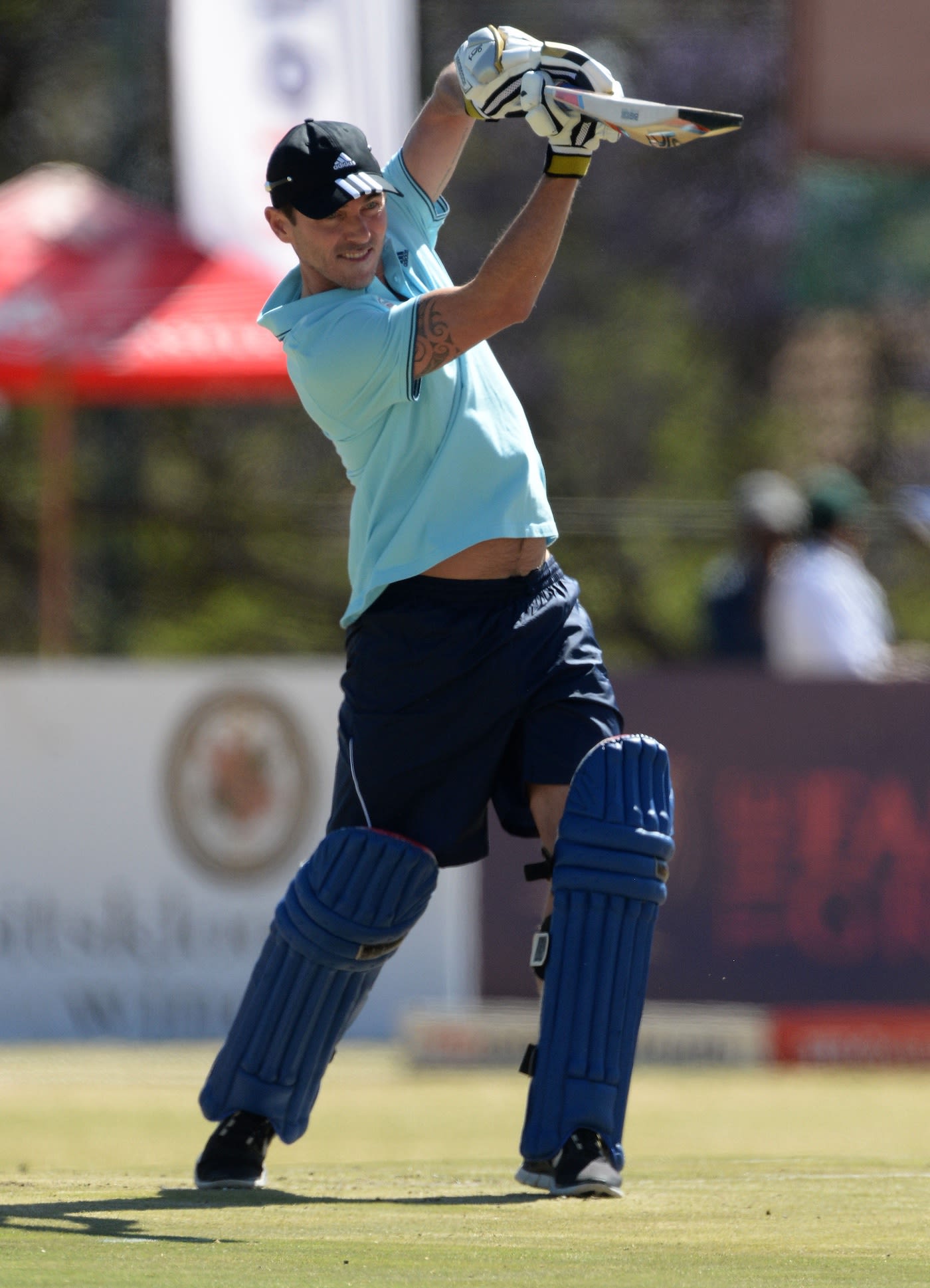 Damien Martyn takes part in the Momentum Cricket Sixes Invitational