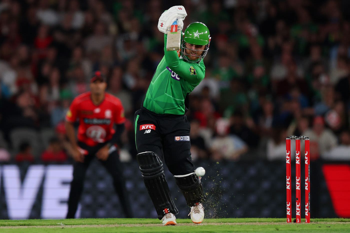 Tom Rogers thumped a 19-ball half-century
