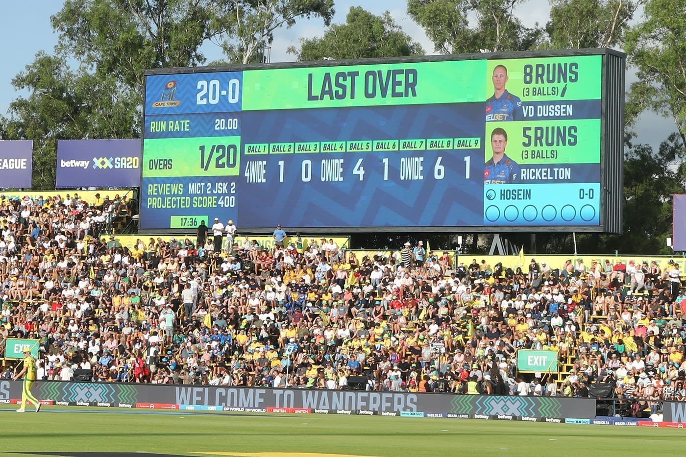 Daniel Worrall went for 20 in the opening over