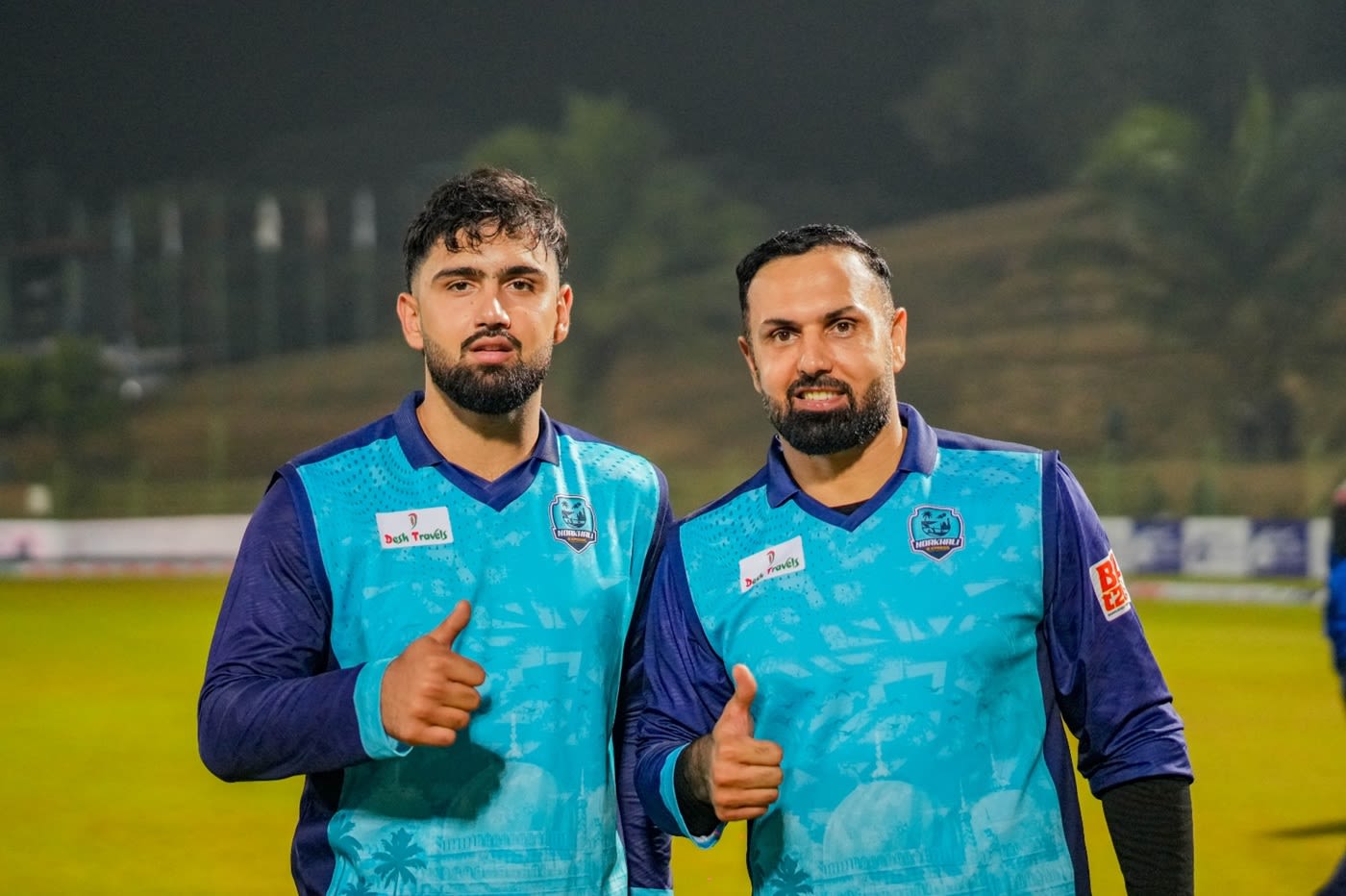 Mohammad Nabi with his son Hassan Eisakhil