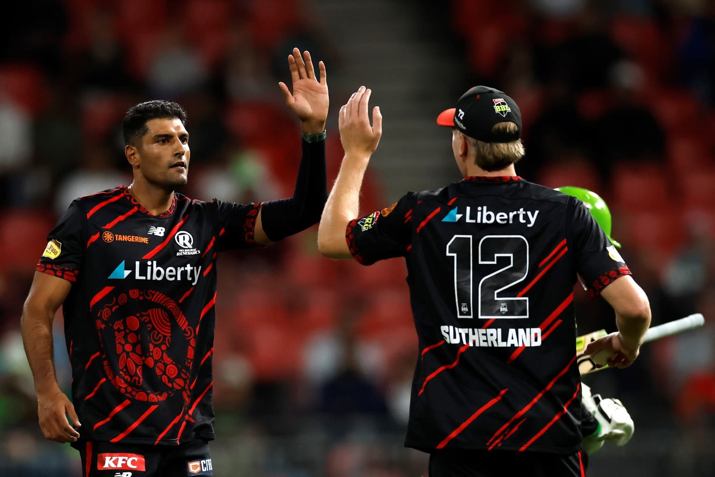 Gurinder Sandhu struck twice in quick succession, twice