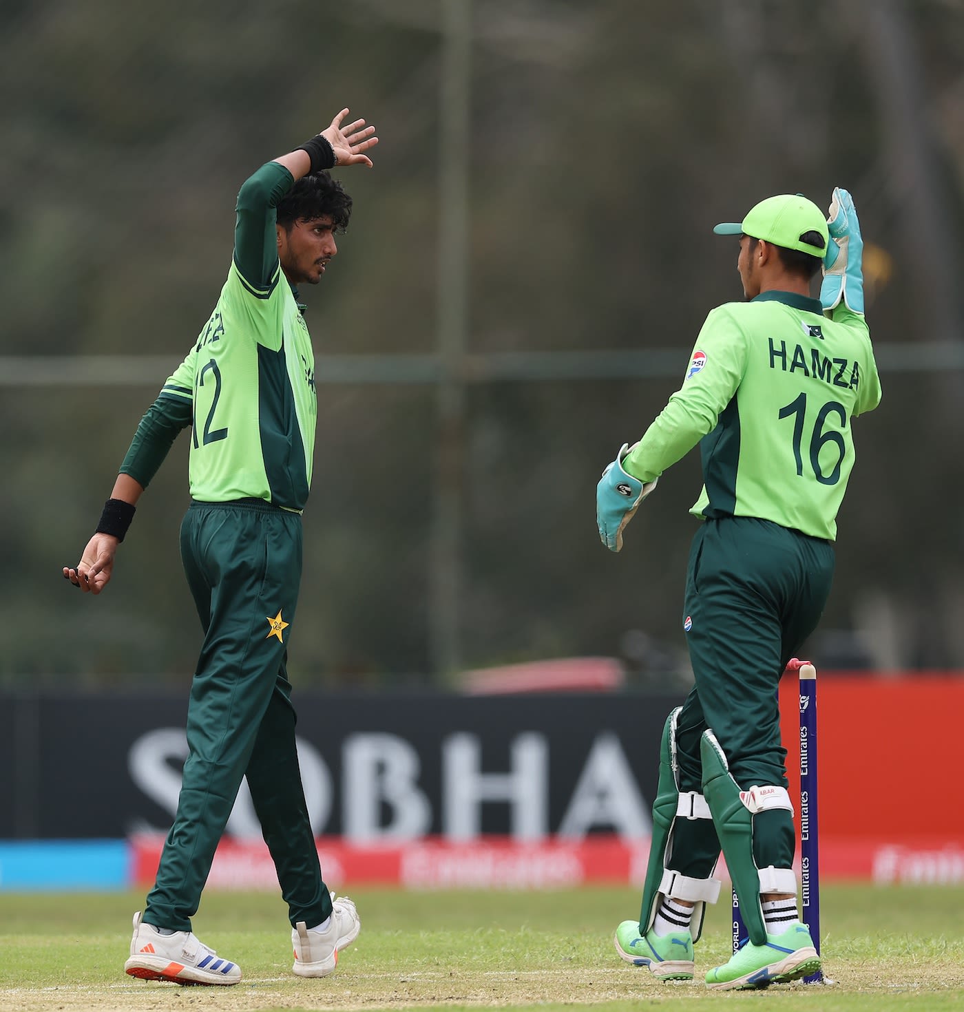 Ali Raza picked up the first wicket