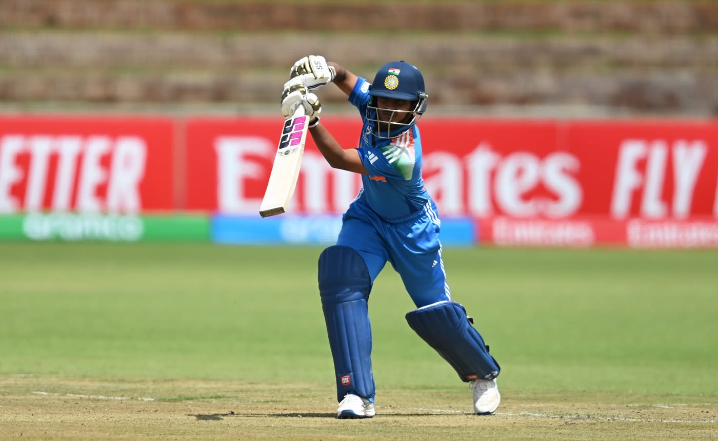 Abhigyan Kundu batted patiently to rescue India
