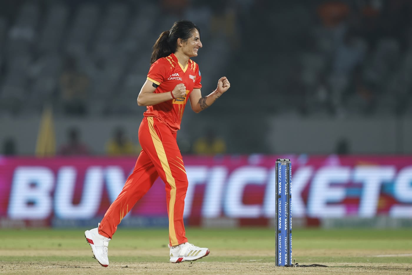 Renuka Singh took 2 for 20 in her four overs