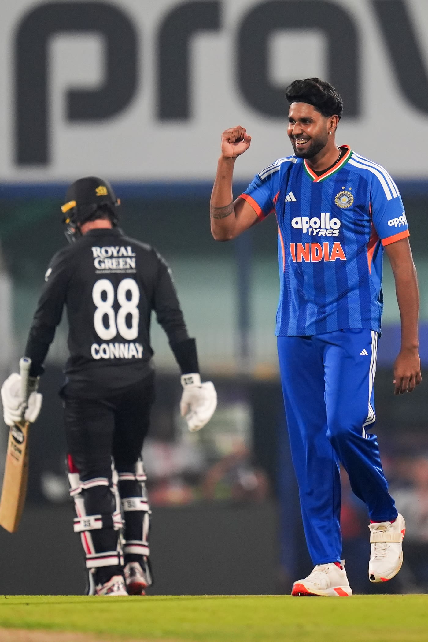 Harshit Rana dismissed Devon Conway again
