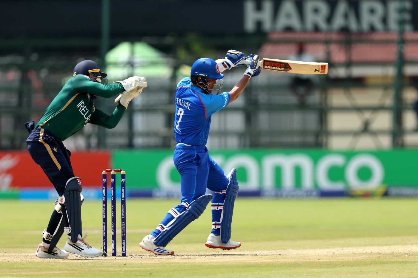 Faisal Shinozada passed the 300-run mark in the tournament