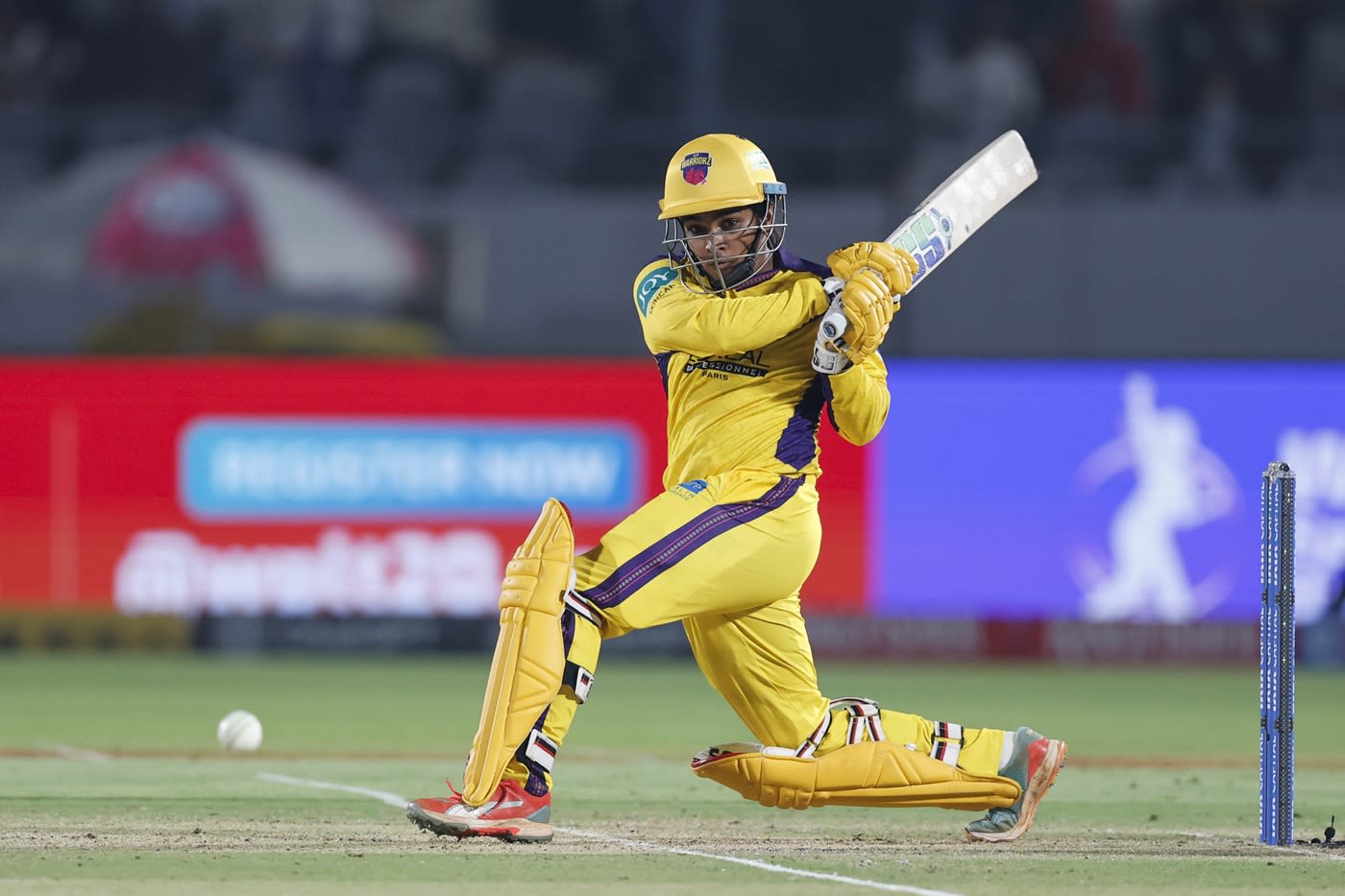 Simran Shaikh played a short but attacking knock