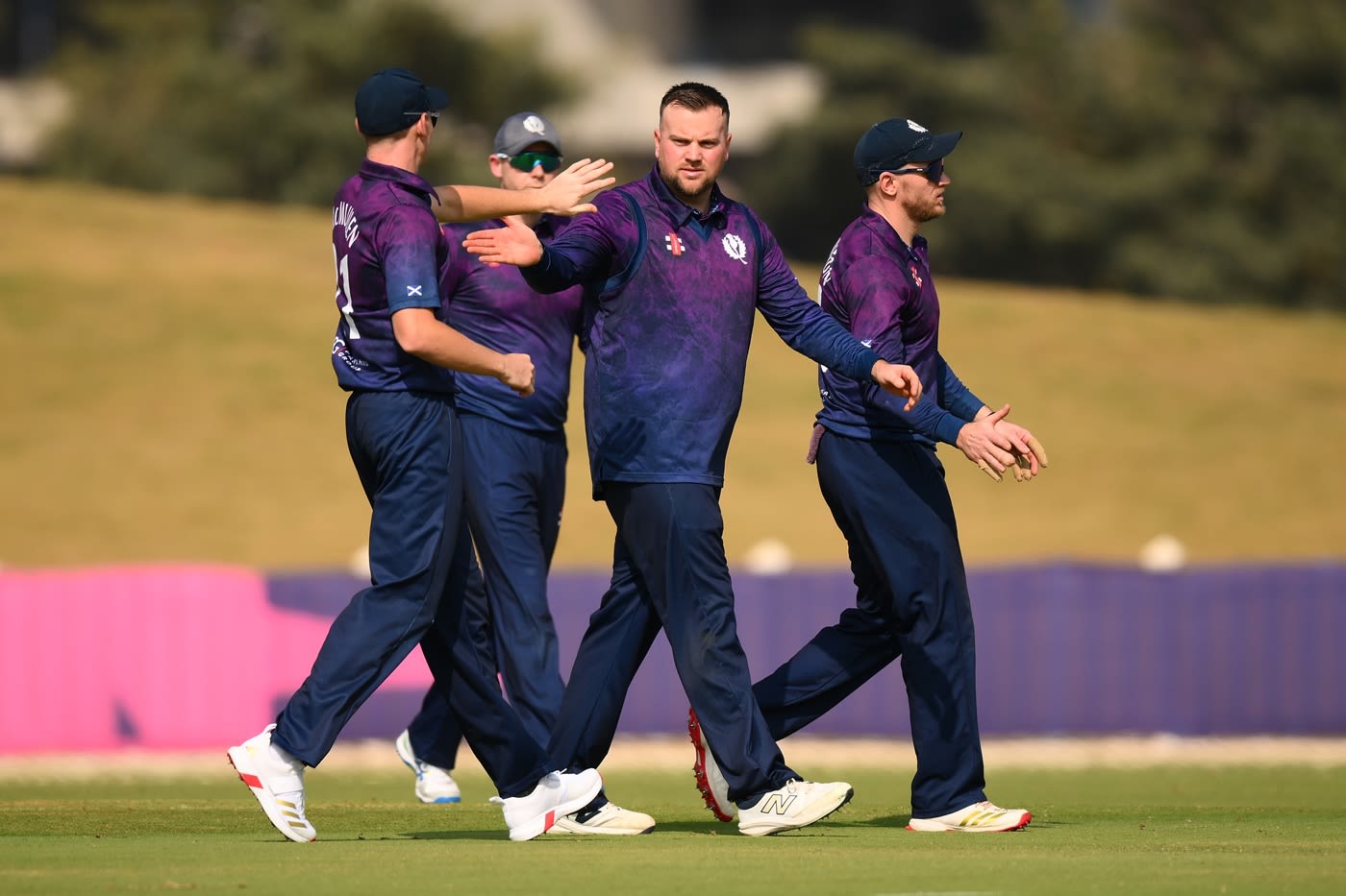 Mark Watt picked up two wickets