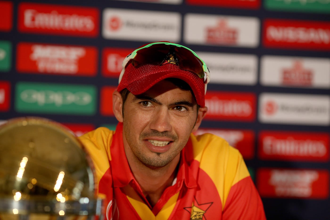 Graeme Cremer speaks to the press