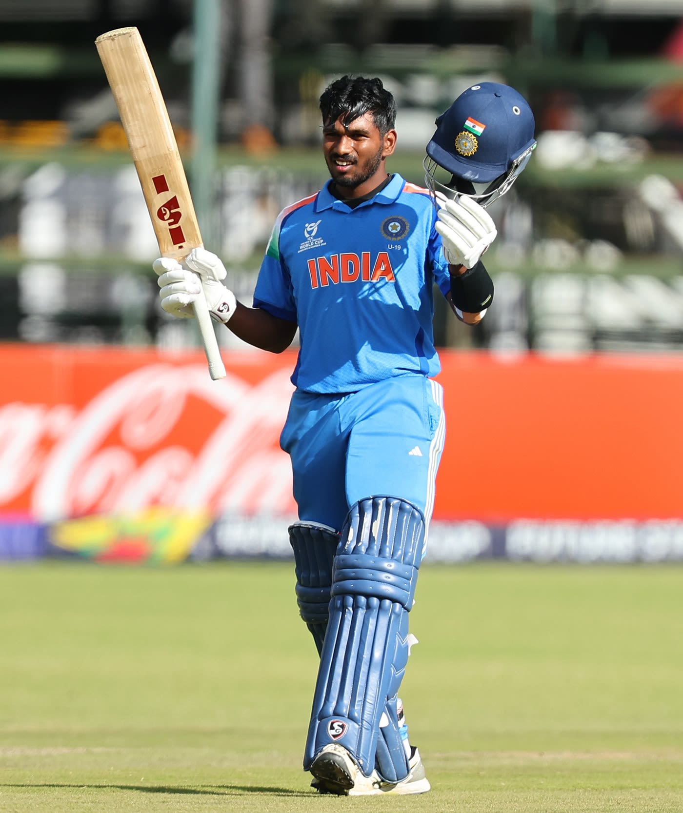 Aaron George's century helped India's chase in the semi-final