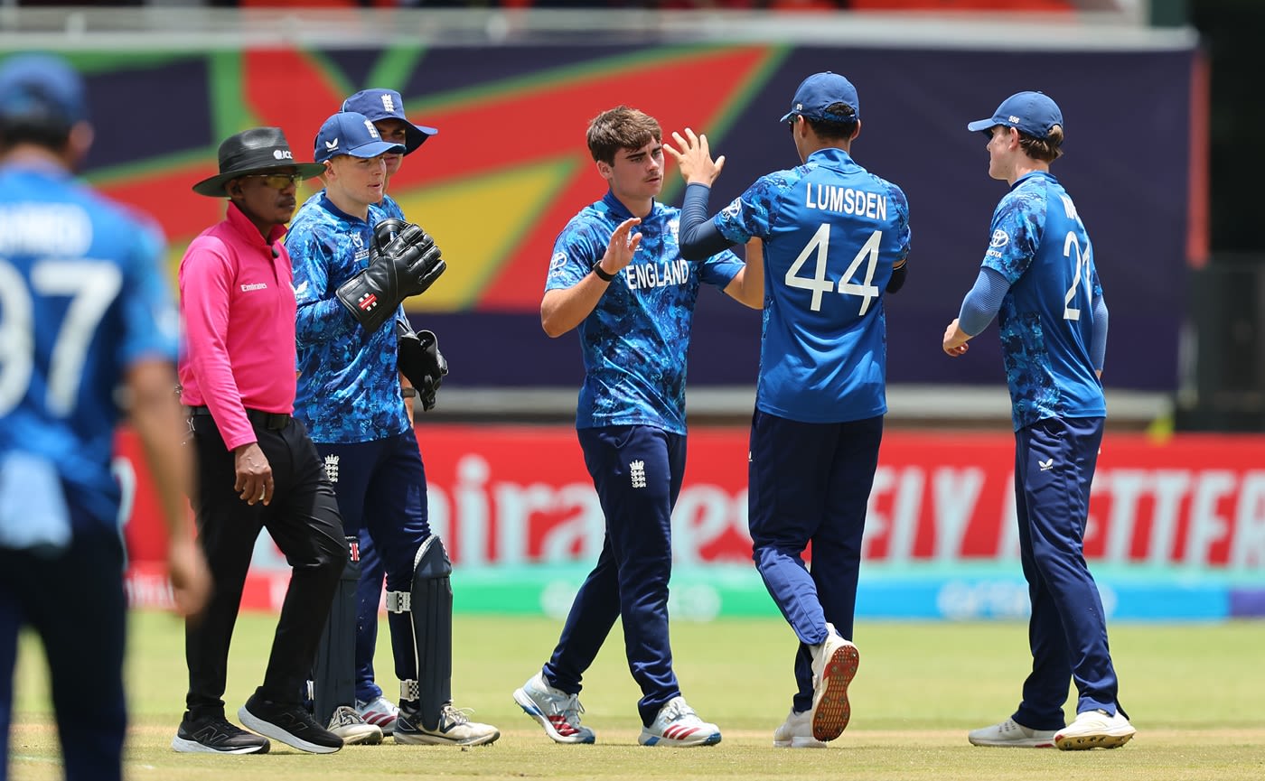 James Minto dented India twice in the middle overs