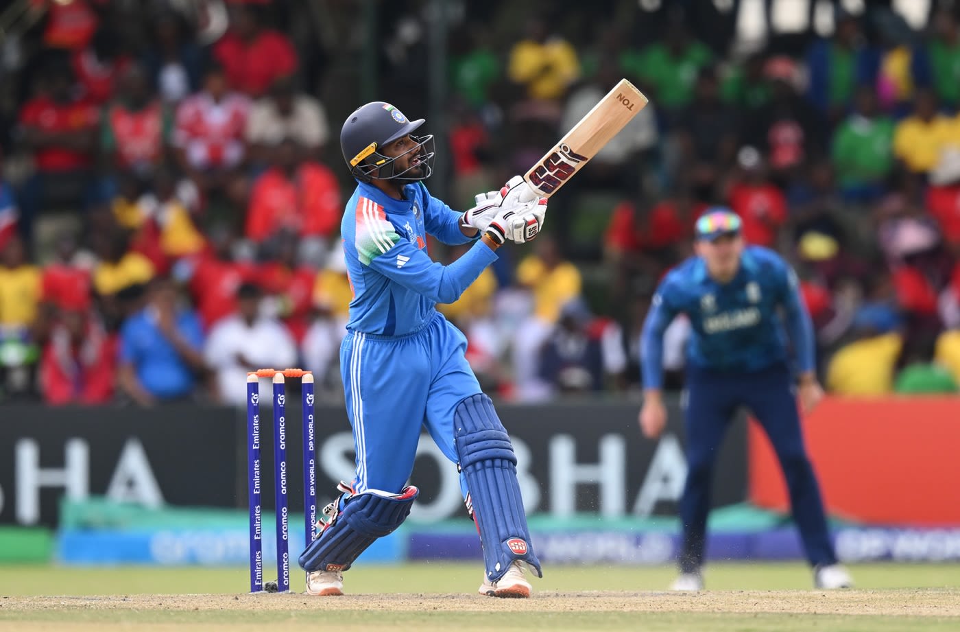 Kanishk Chouhan's 20-ball 37 took India past 400