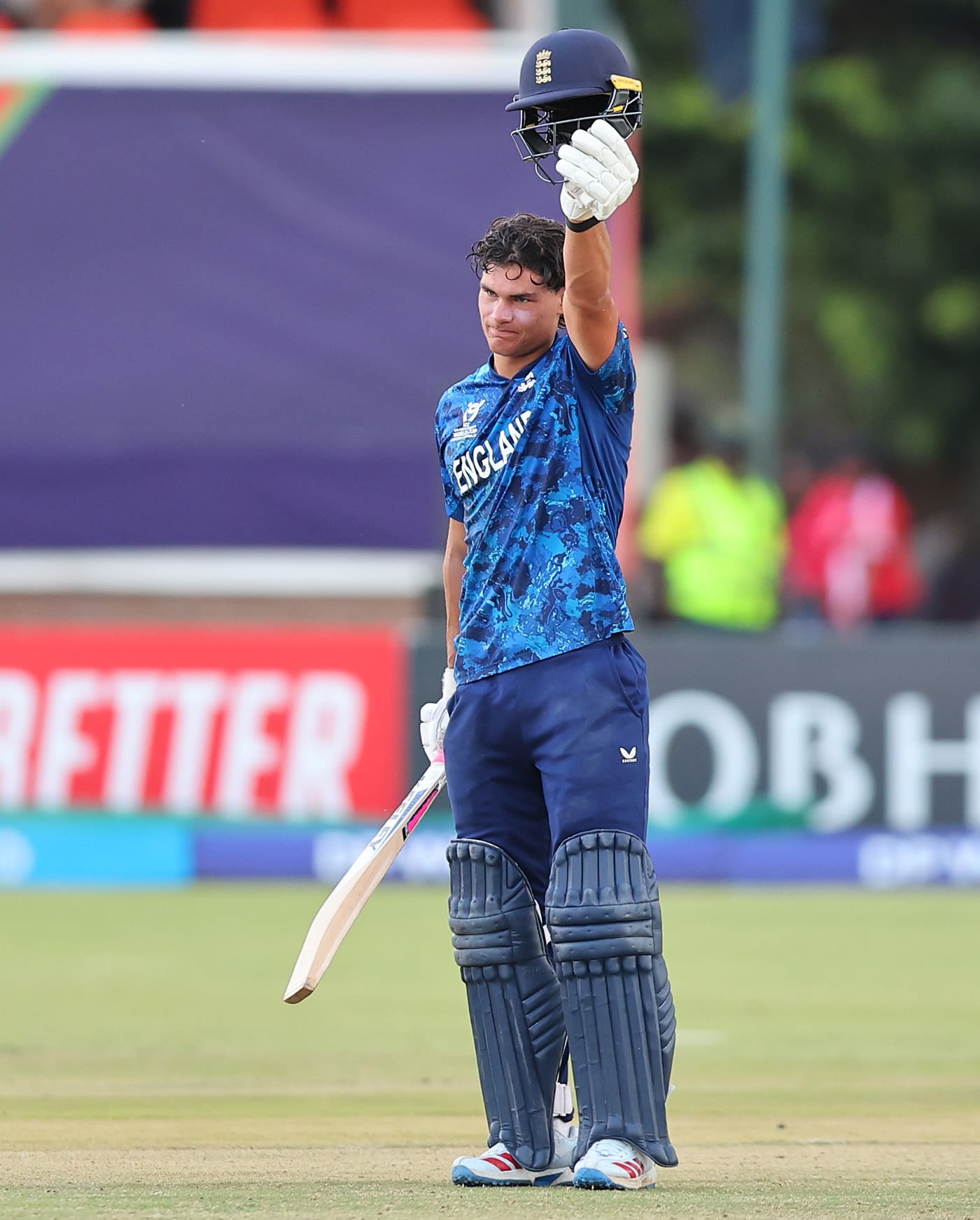 Caleb Falconer completed a 63-ball hundred