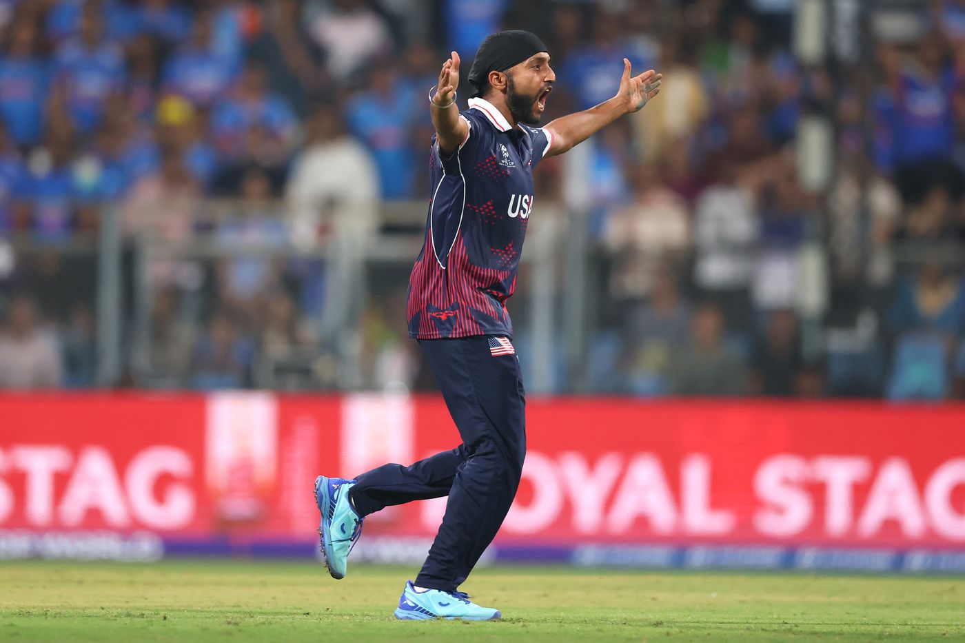 Harmeet Singh kept things tight