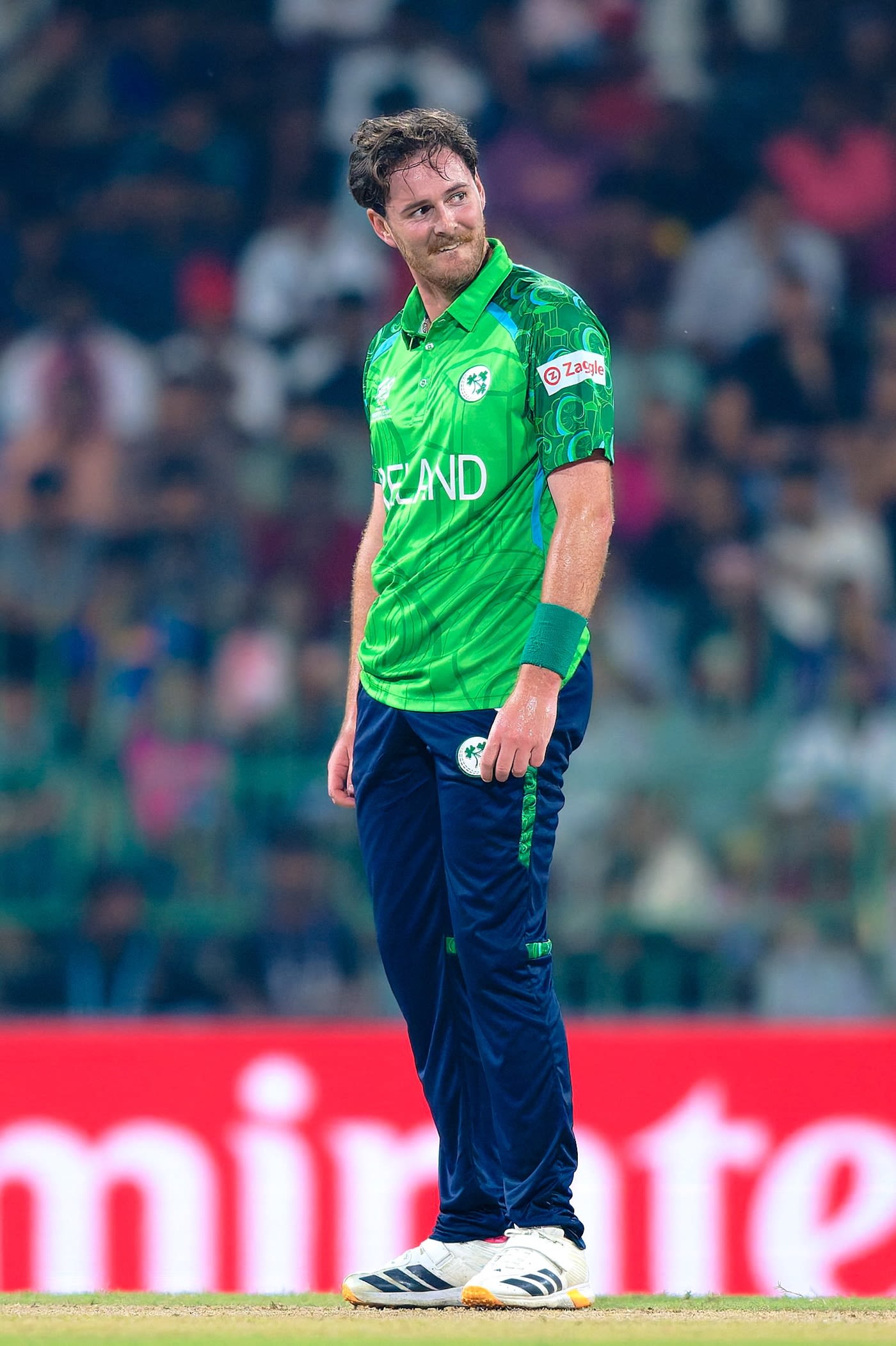 Mark Adair removed Kamil Mishara with a slower ball