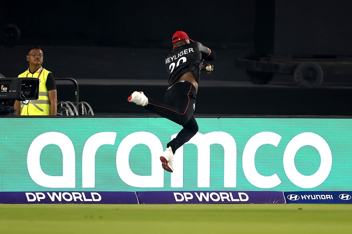Dilon Heyliger took a screamer to remove Aiden Markram
