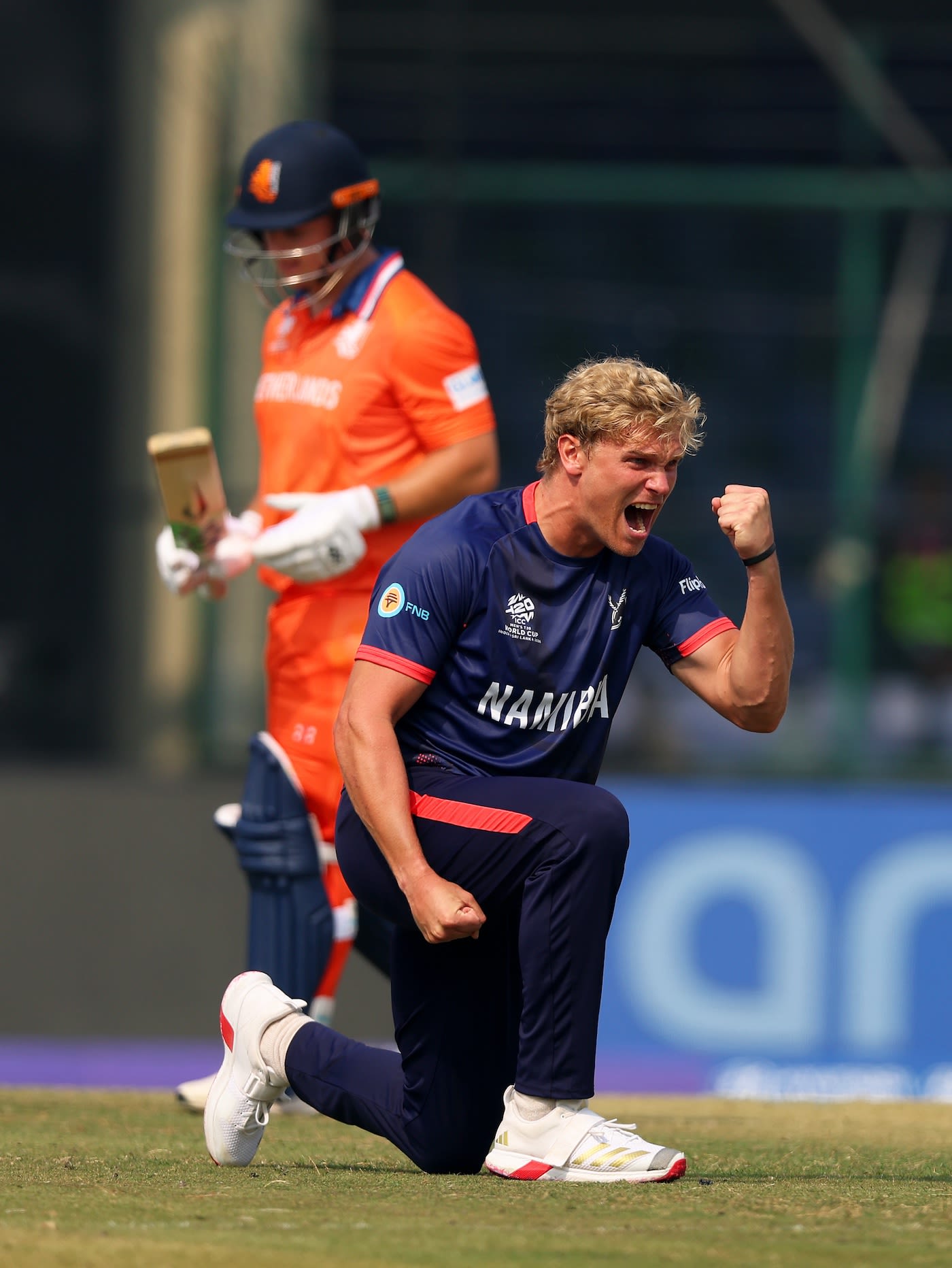 Ruben Trumpelmann is pumped after removing Michael Levitt