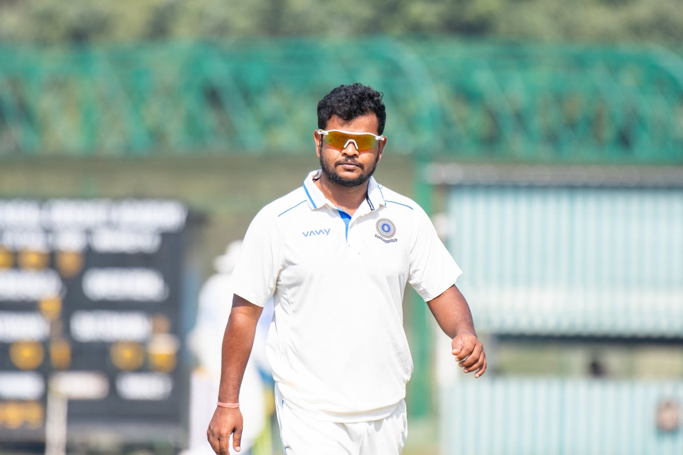 Saurabh Kumar looks on