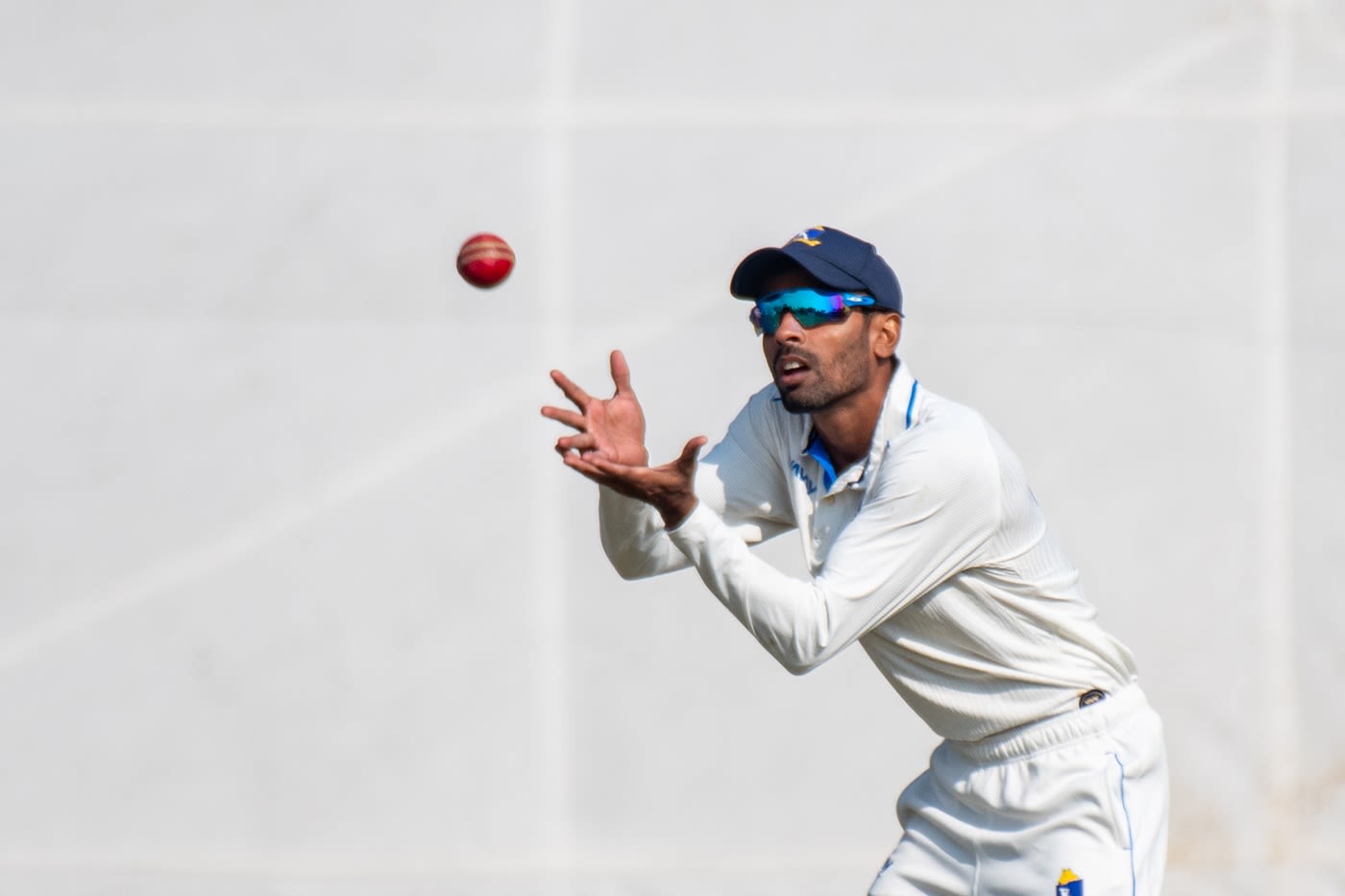 Abhimanyu Easwaran in the field