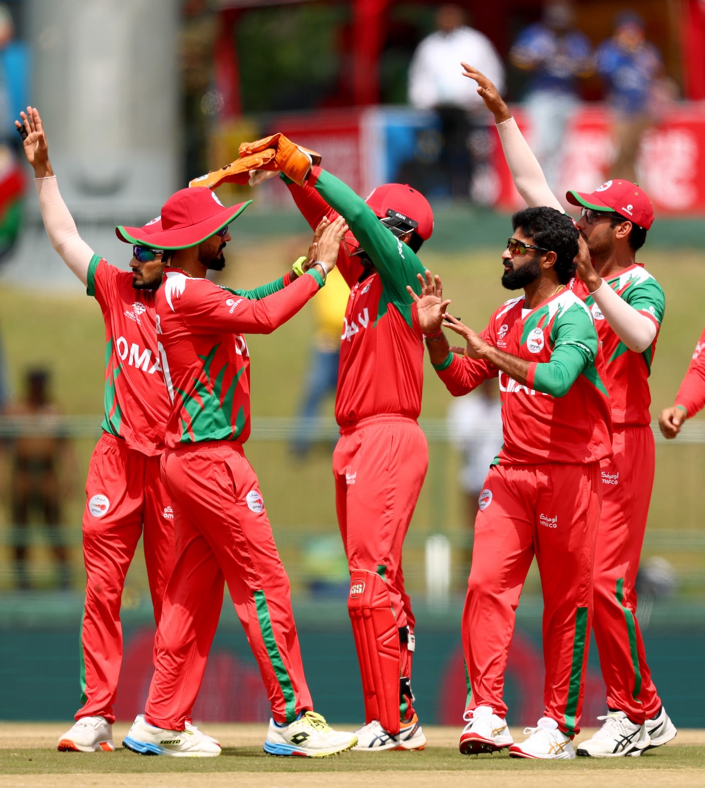 Jay Odedra struck the first blow for Oman
