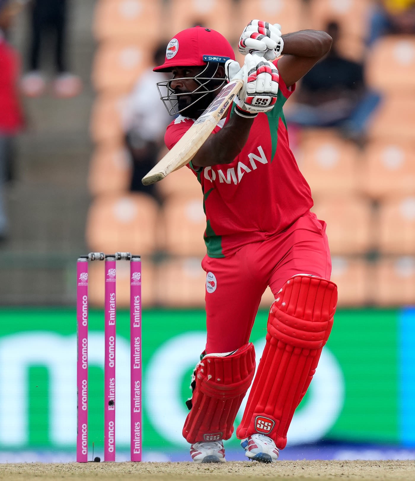 Mohammad Nadeem was impressive with the bat for Oman