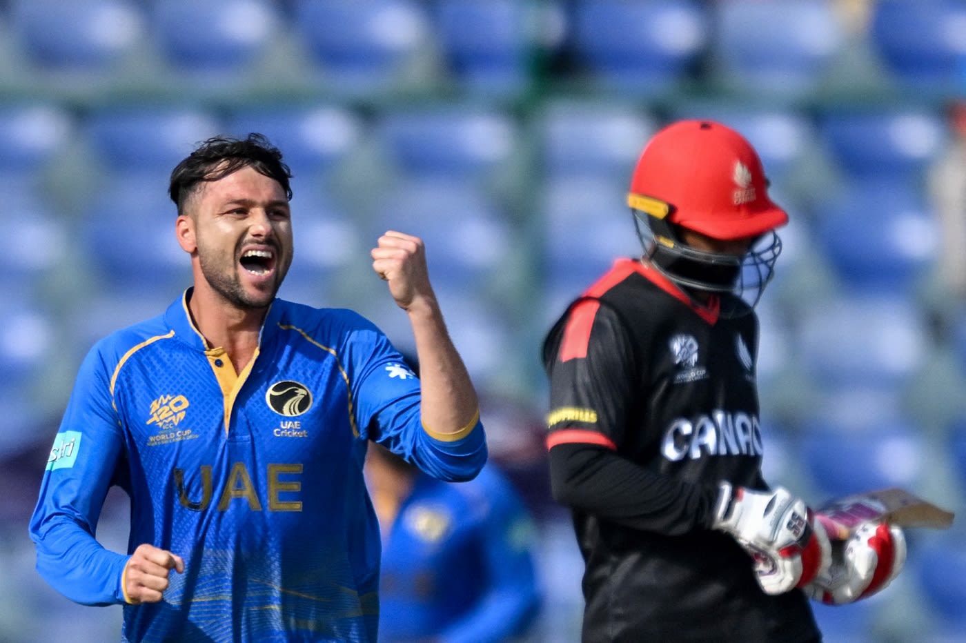 Muhammad Jawadullah struck with his first ball