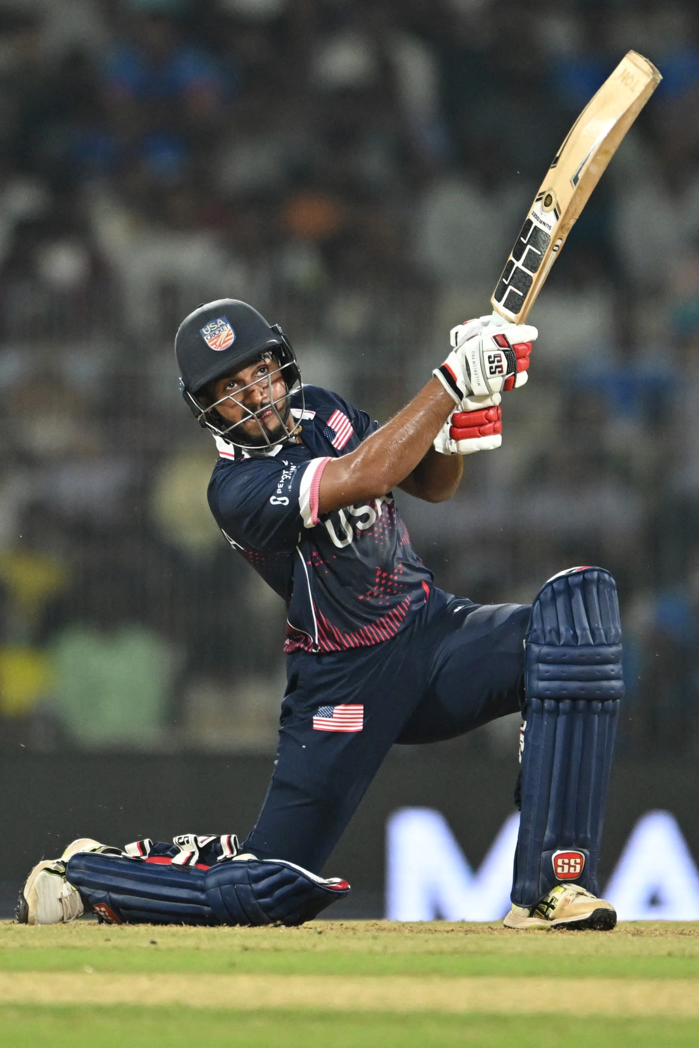 Saiteja Mukkamalla hit four sixes in a 51-ball 79