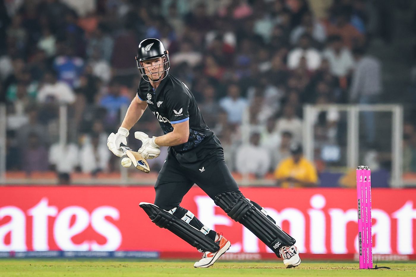 James Neesham made a handy 23 to close out the innings