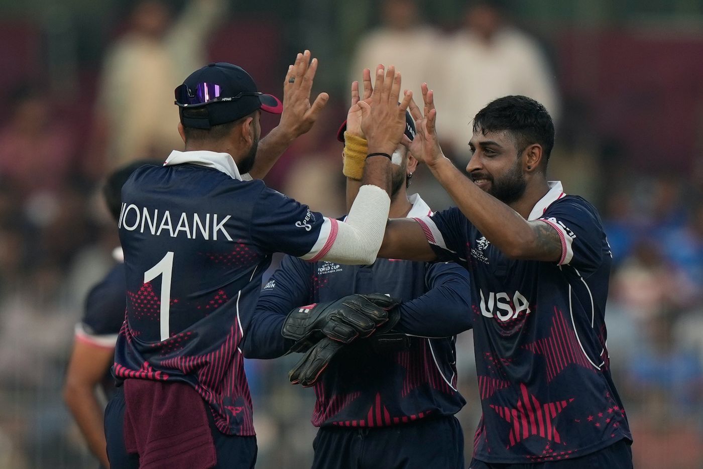 Shubham Ranjane struck in his only over
