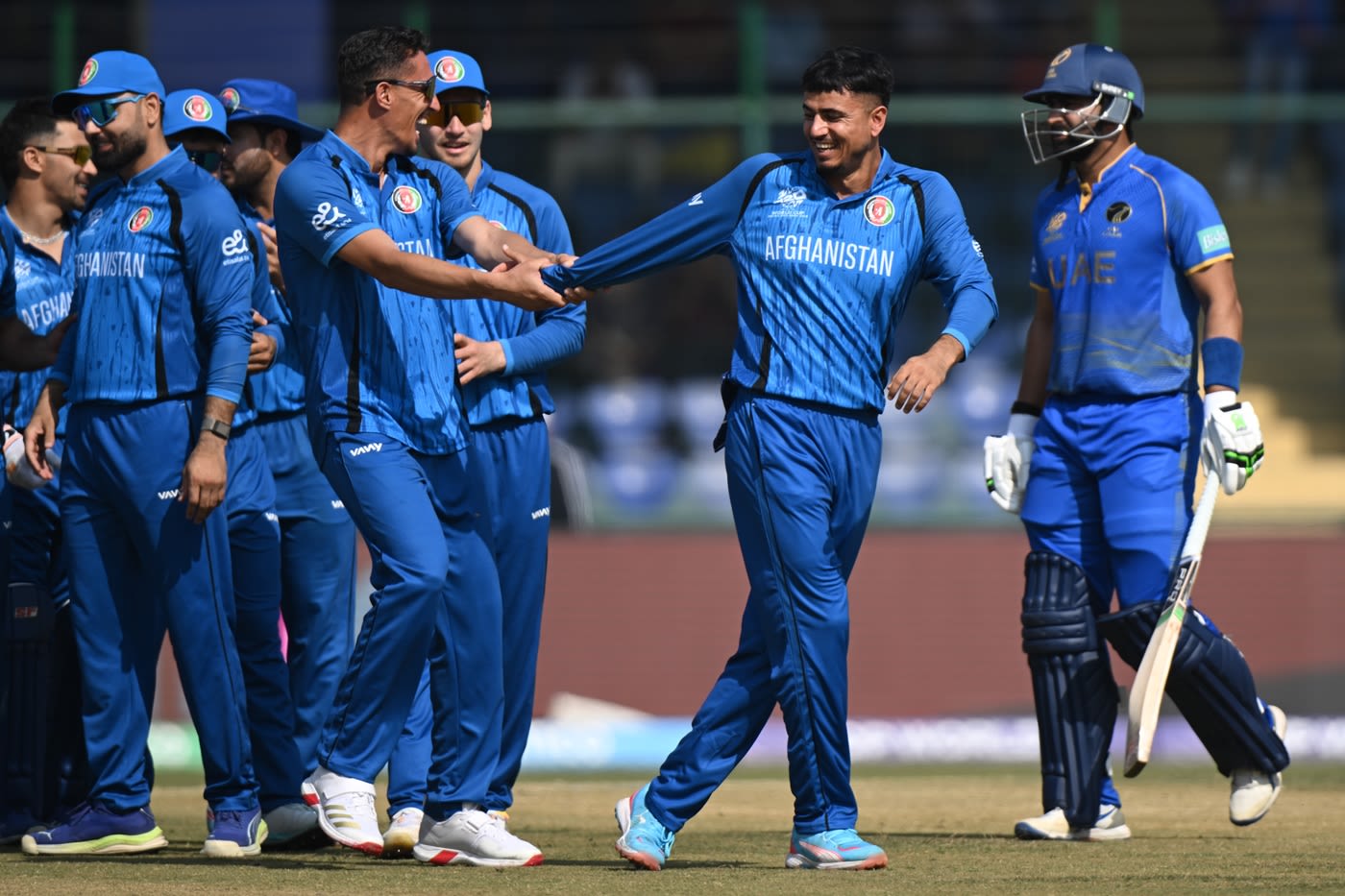 Mujeeb Ur Rahman got the big wicket of Muhammad Waseem
