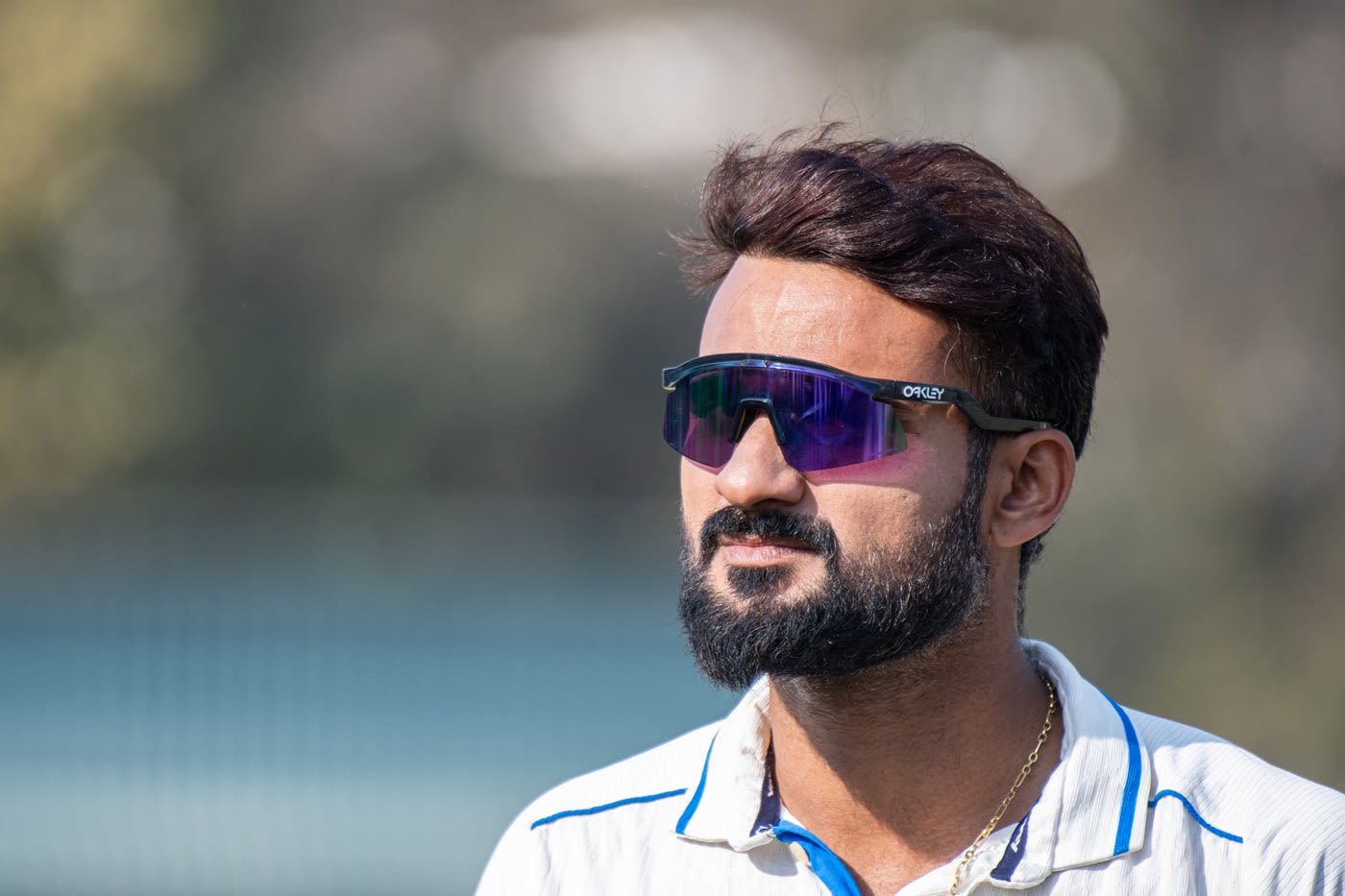 Akash Deep looks on