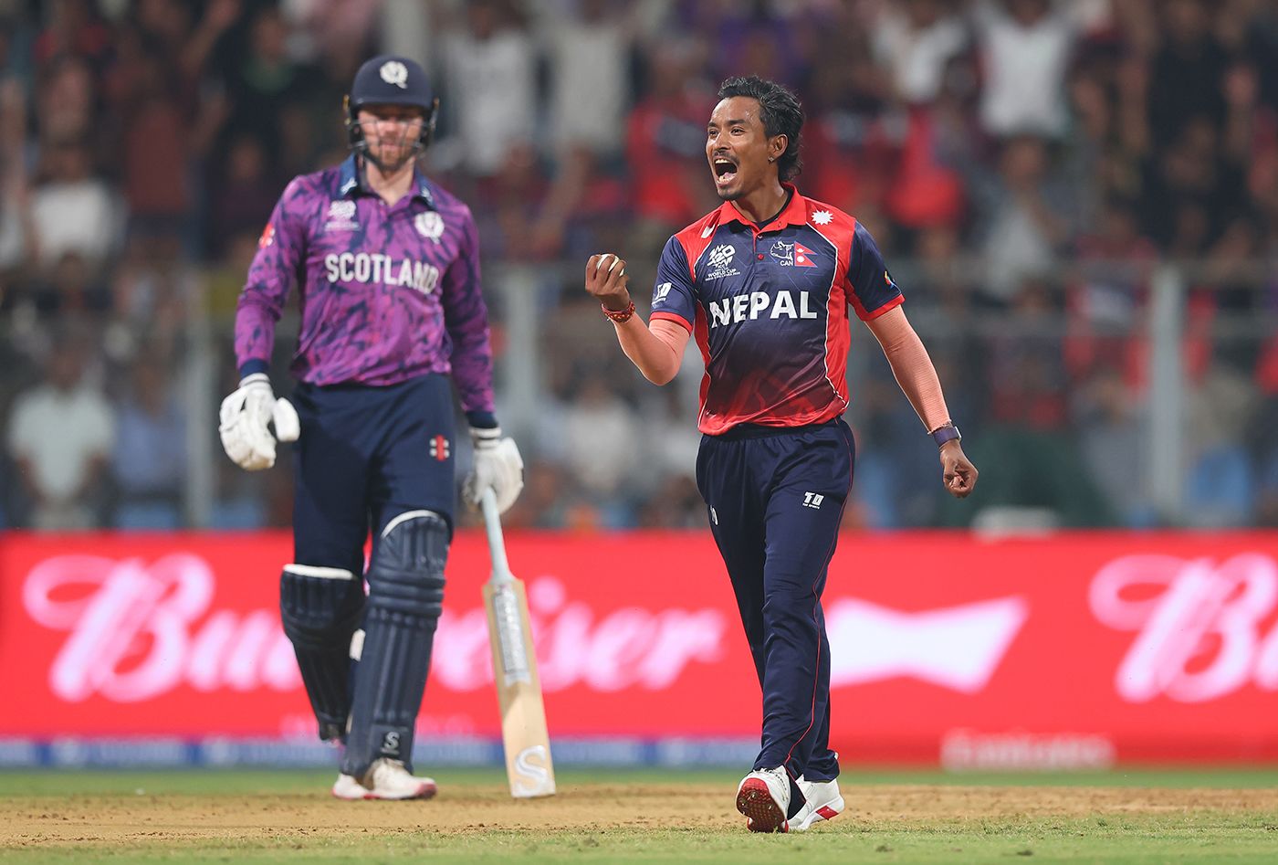 Sompal Kami claimed a brilliant caught-and-bowled