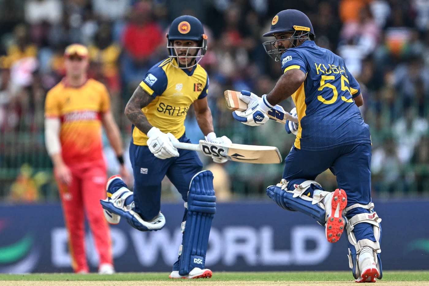 Pathum Nissanka and Kusal Perera bashed around in the powerplay
