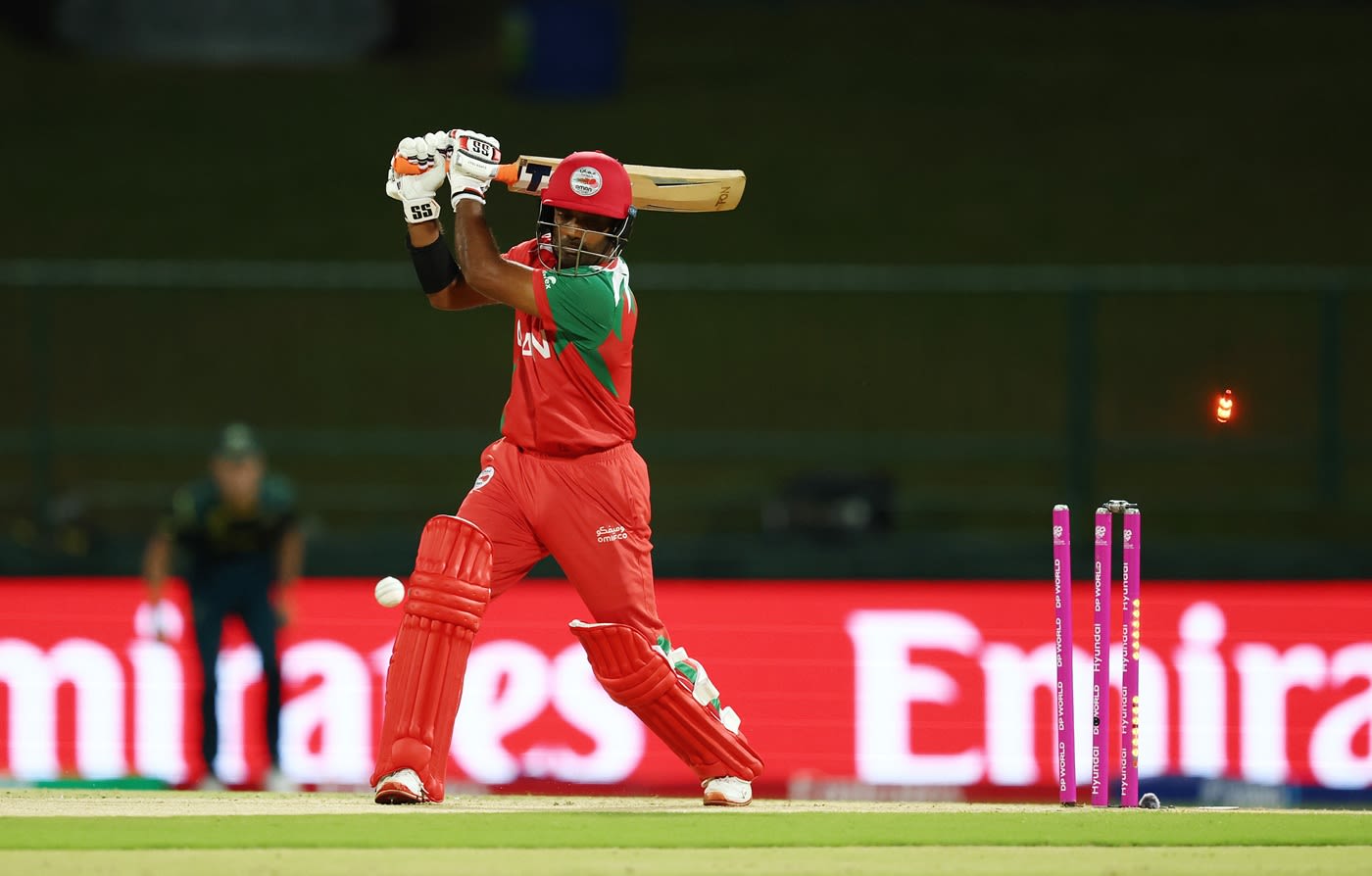 Aamir Kaleem was out first ball