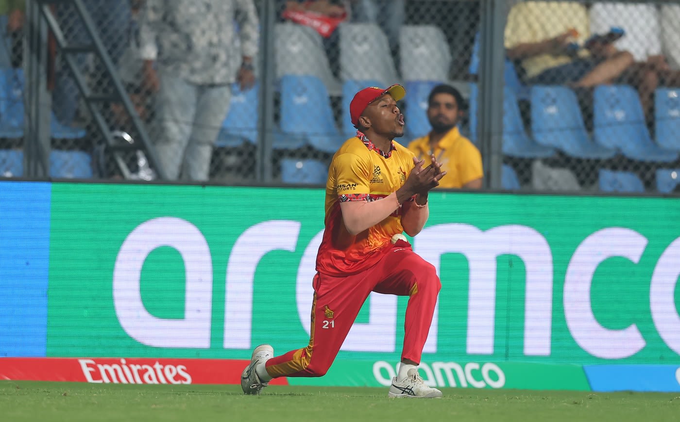 Tashinga Musekiwa dropped Shimron Hetmyer twice