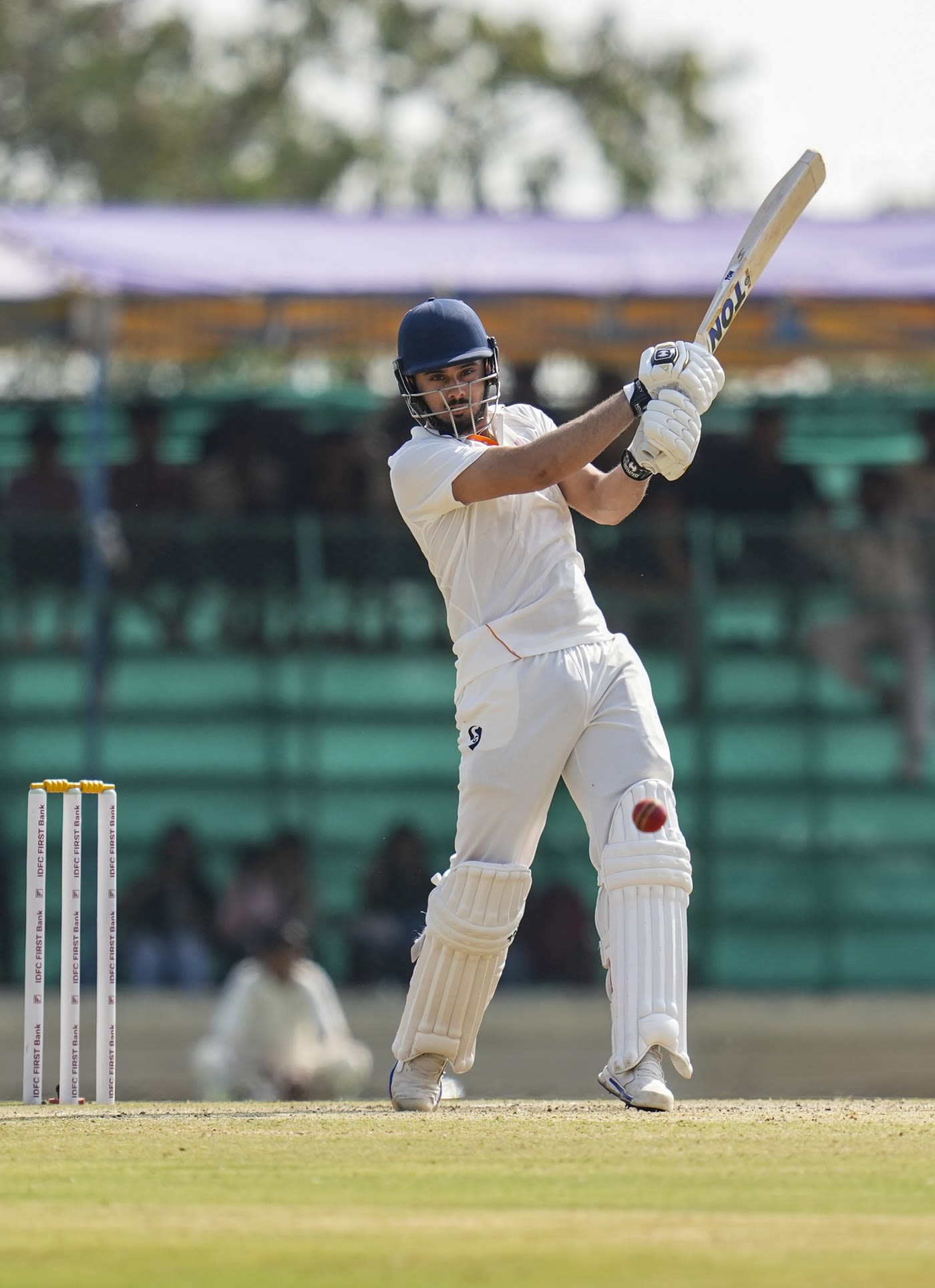 Abdul Samad batted patiently in the second innings