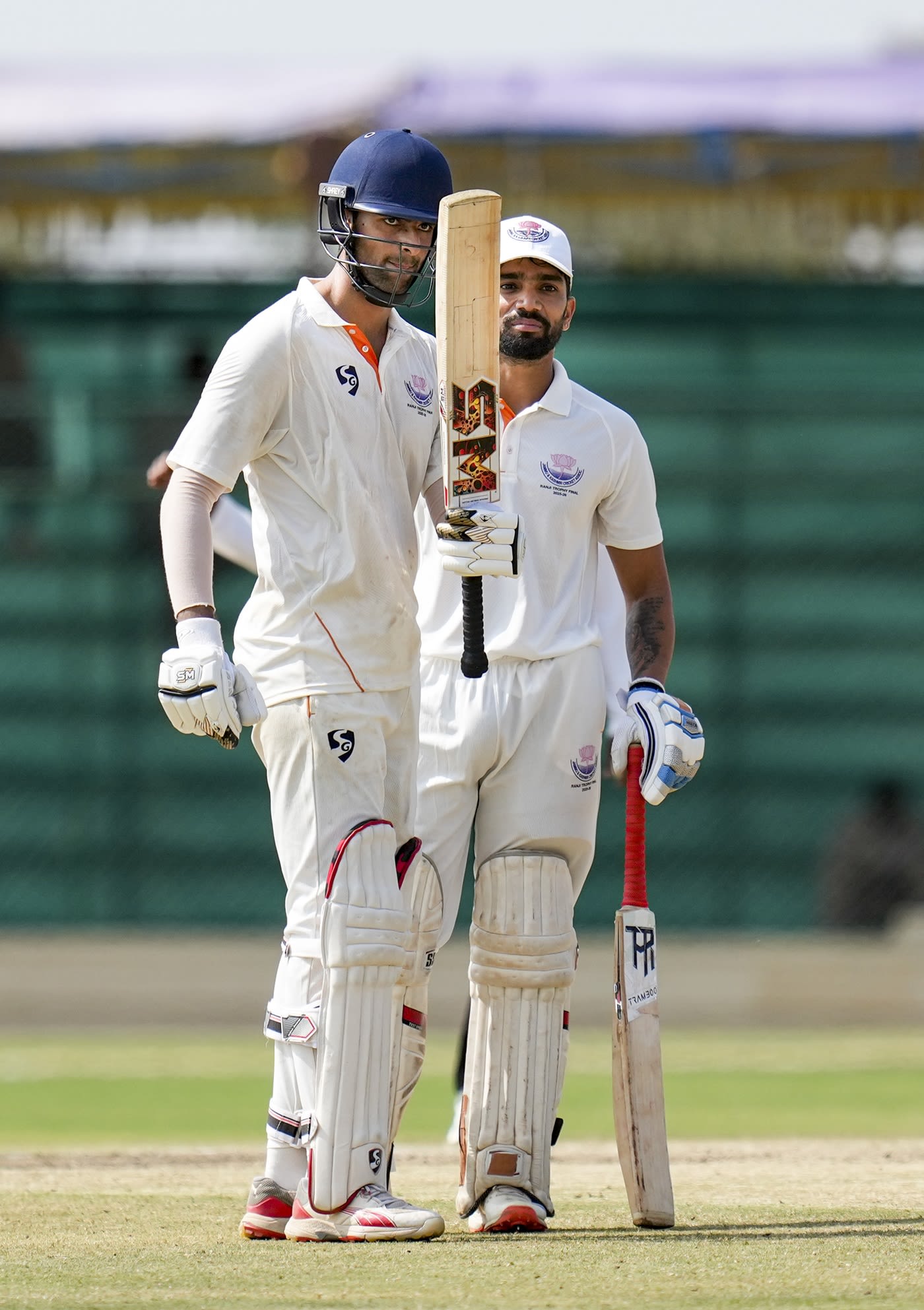 Qamran Iqbal brought up his century on the final morning