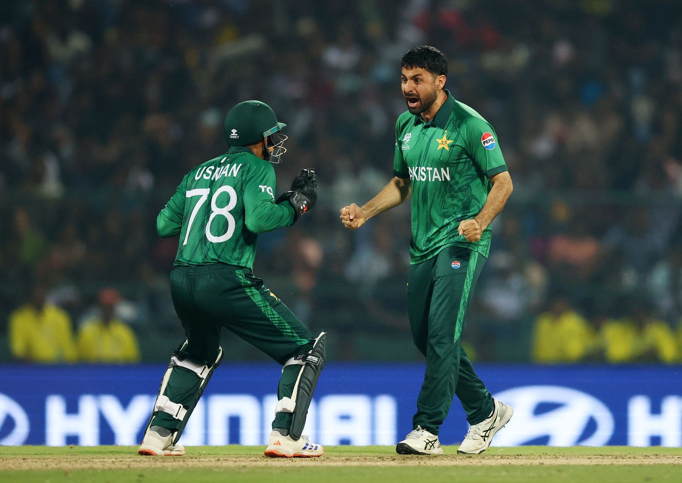 Abrar Ahmed took 3 for 23