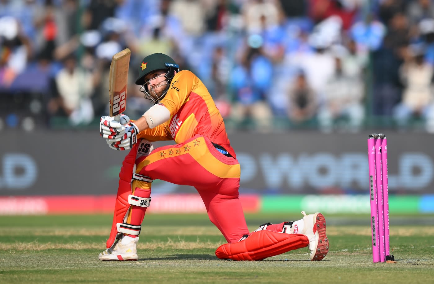 Brian Bennett started with a six on the first ball