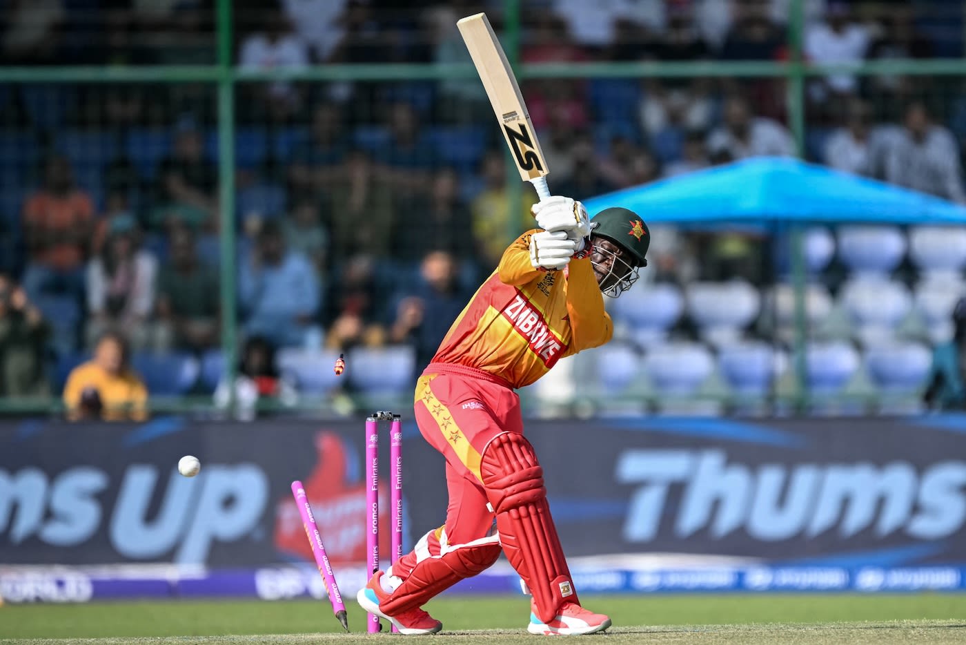 Tadiwanashe Marumani lost his leg stump to Kwena Maphaka