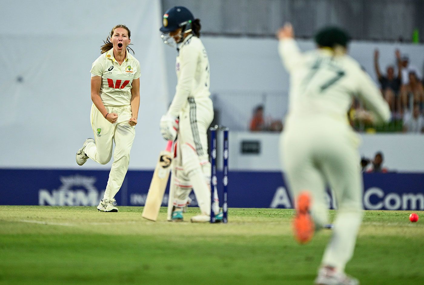 Darcie Brown removed Smriti Mandhana in the first over