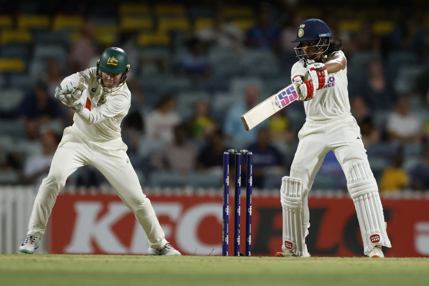 Pratika Rawal fought for India in the second innings