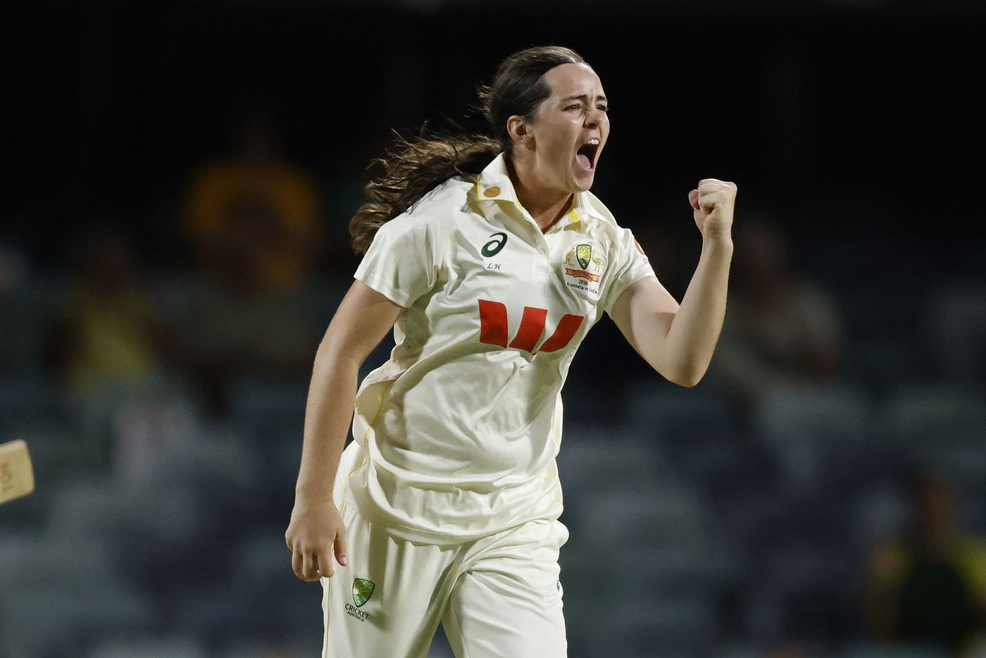 Lucy Hamilton took two wickets in the same over