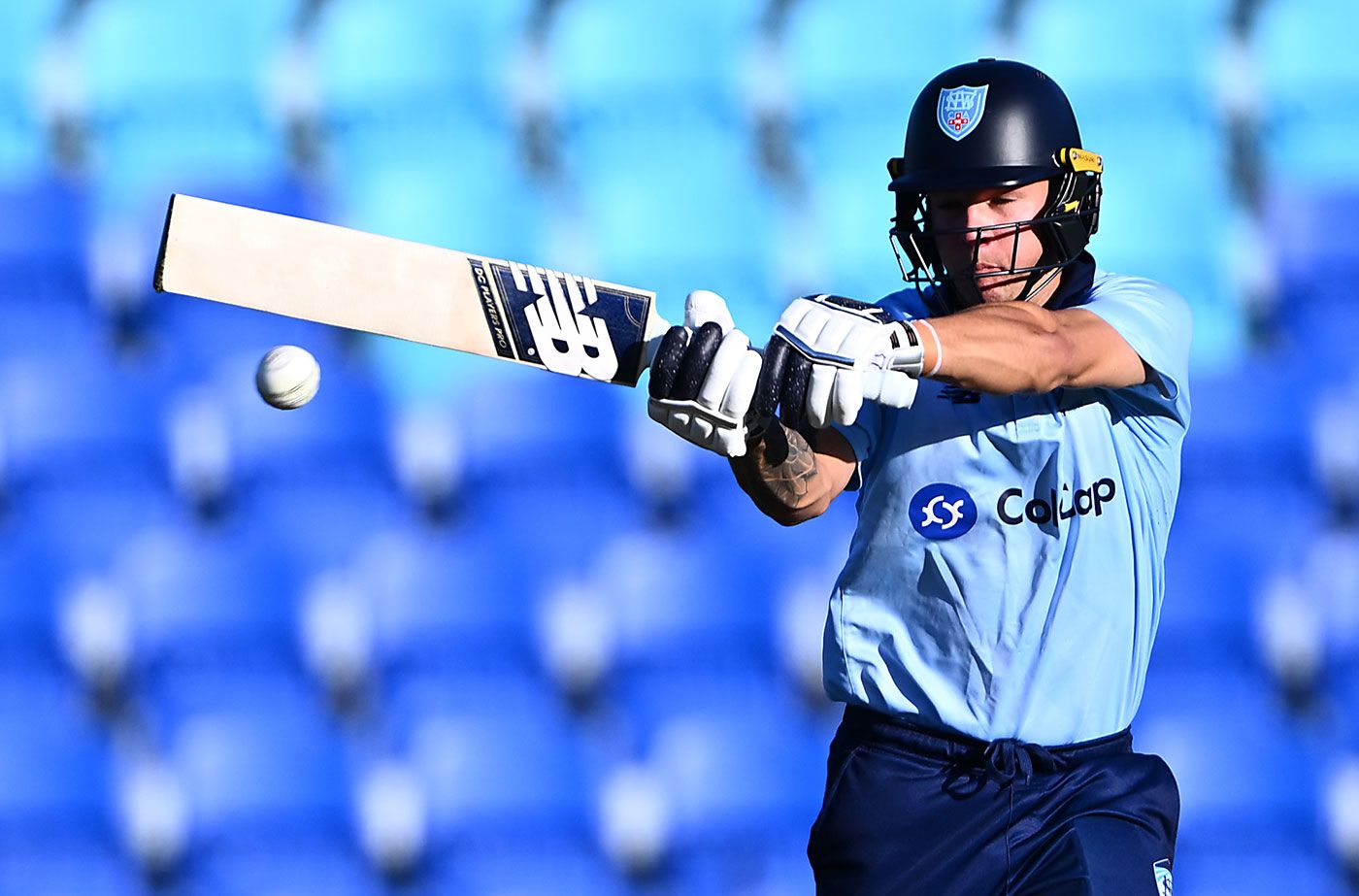 Josh Philippe takes on the short ball