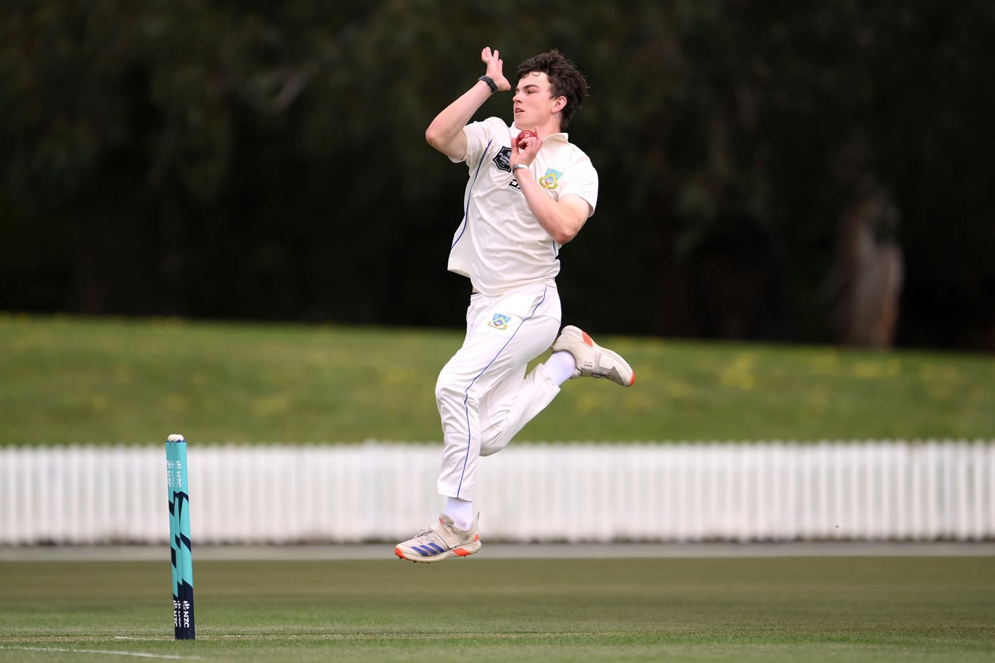 Thomas O'Connor in action against a touring West Indian side