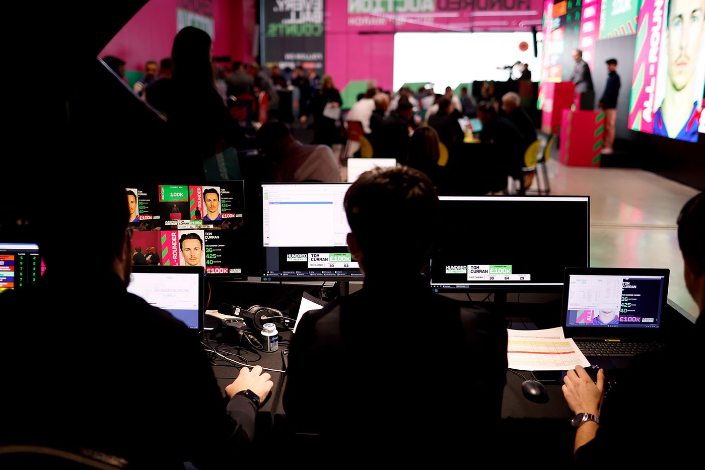 Graphics producers prepare for the sale of Tom Curran