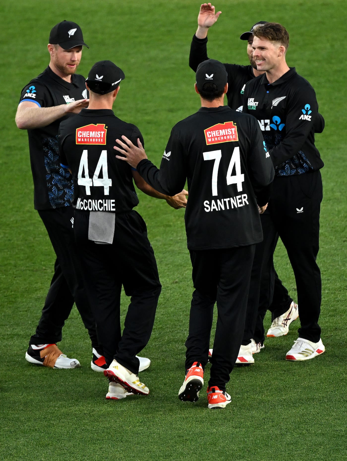 Lockie Ferguson picked up the first wicket