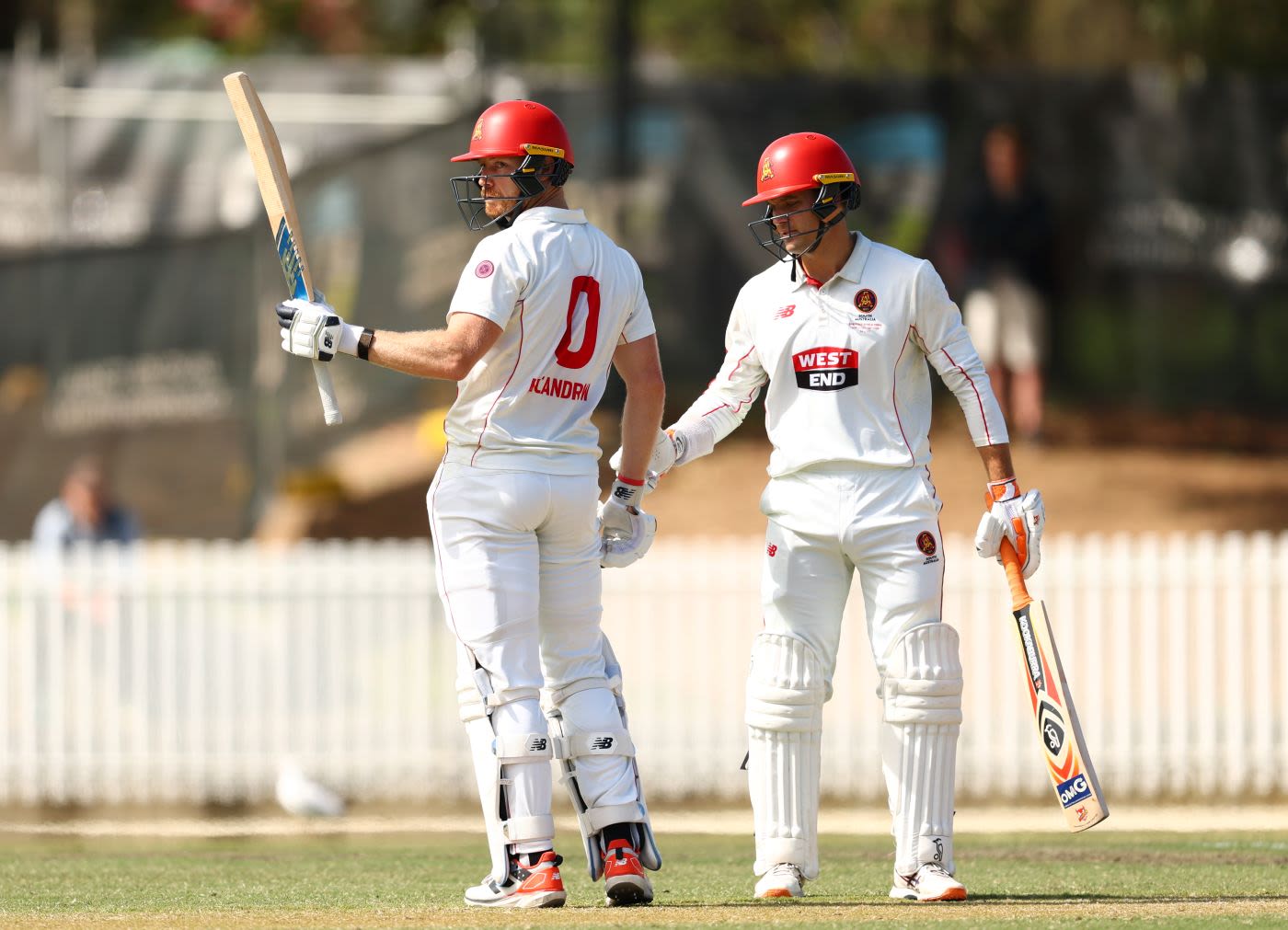 Nathan McAndrew made a vital 60 alongside Alex Carey