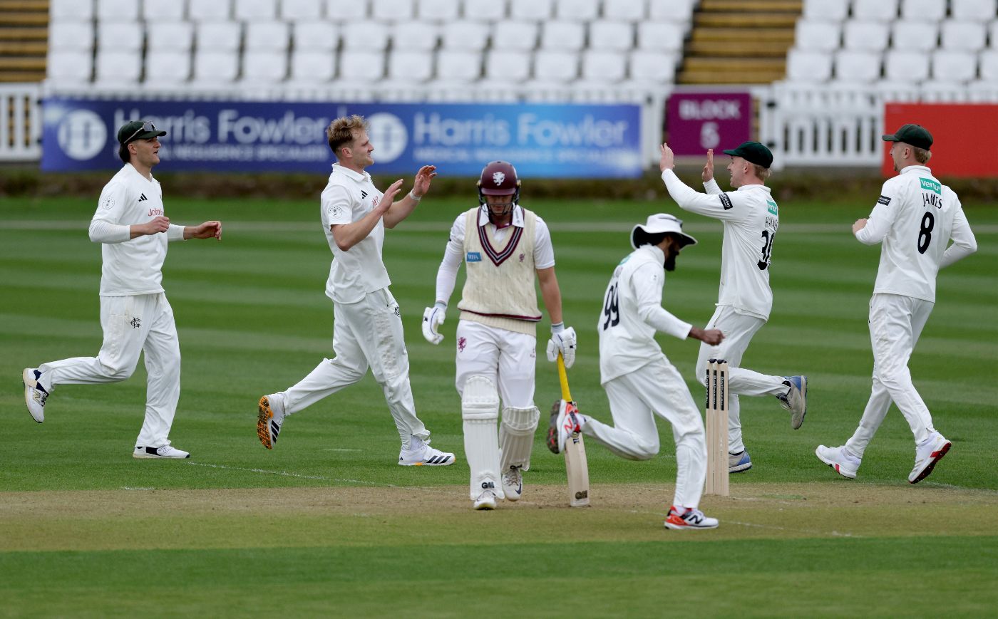 Dillon Pennington bagged the early wicket of Tom Lammonby