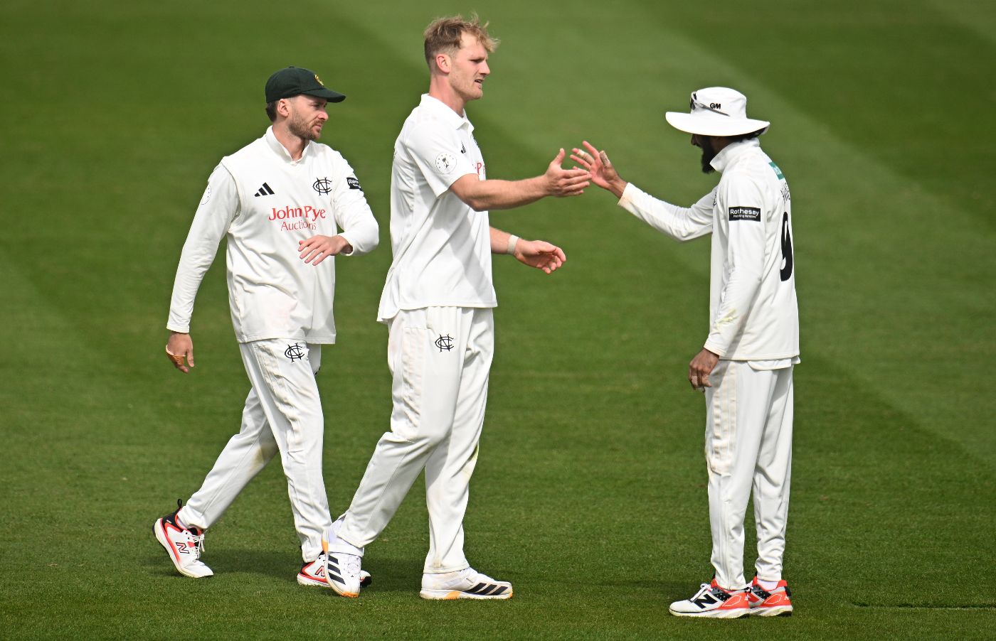 Dillon Pennington claimed a five-wicket haul for Nottinghamshire